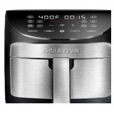 Gourmia GAF798 Digital Air Fryer - No Oil Healthy Frying - 10 One-Touch Cooking Functions - Guided Cooking Prompts - Easy Clean-Up - 7-Quart Basket - Retail: $60