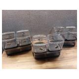 Pack of 3 ,ProKeeper Fresh Produce Keeper Set with Air-Flow Vent System, Square & Long, 3.5 Qt & 5.3 Qt - Retail: $43