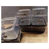 Pack of 3 ,ProKeeper Fresh Produce Keeper Set with Air-Flow Vent System, Square & Long, 3.5 Qt & 5.3 Qt - Retail: $43