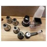 Manual Kitchen Food Grater Set with Stand