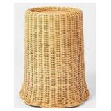 Scalloped Rattan Accent Table - Threshold designed with Studio McGee Fully Assembled - Retail: $170