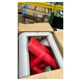 Step2 Mighty My Size Kids Table & Chair Set, Playroom Activity Table for Arts & Crafts, Made of Durable Plastic, For Toddlers 2+ Years Old, Gray & Red