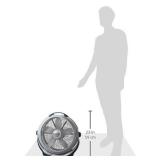 Lasko Wind Machine Fan, Air Circulator Fan with 3 Speeds, 20\" Model 3300, Gray
