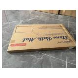 Graplife Stone Bath Mat 1 Pack Super Absorbent Diatomaceous Earth Shower Mat for Bathroom Tub, Non-Slip Fast Drying Mats Easy to Clean Gray