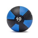 Amazon Basics Weighted Medicine Ball, 10 Pounds, Blue/Black