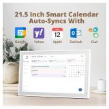 Dragon Touch 21.5\" Digital Calendar Chore Chart â 1080P Full HD Interactive Touchscreen, Smart Family Planner, Hearth Display Digital Calendar Wall & Desk Mountable for Seamless Scheduling