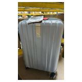 Hanke 20 Inch Expandable Carry on Luggage 22x14x9 Airline Approved Lightweight PC Hard Shell Suitcases with Wheels Travel Luggage Rolling Suitcase Travel Luggage Bag for Weekender(Gray)