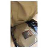 LEYJOIN Full Coverage Faux Leather Car Seat Covers Universal Fit for Cars,Trucks,Sedans and SUVs with Waterproof Leatherette in Automotive Accessories(Beige, Full Set(5 Seats))