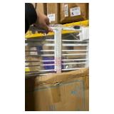 Carlson Lil Tuffy Metal Expandable Gate White, 38 x 1 x 18