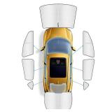 8pc Full Window Sunshade Kit for 2020-2024 Tesla Model Y - Privacy Protection | UV-Resistant Fabric | All-Round Sunshade | Convenient Rest - Car Accessories for Windshield Side Rear Camping Outdoor