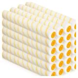 Leumoi 24 Pieces 18 Inch Paint Roller Covers Microfiber Brush Cover House Painting Supplies for Home Wall House Roller Kit for Surfaces(Yellow,3/8\" Naps)