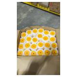 Leumoi 24 Pieces 18 Inch Paint Roller Covers Microfiber Brush Cover House Painting Supplies for Home Wall House Roller Kit for Surfaces(Yellow,3/8\" Naps)