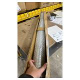 Silver Galvanized Straight Exhaust Pipe Tubing Steel Straight Tube Piping 4FT Long 3 Inch OD 48 inch Tailpipe Exhaust Pipe Exhaust System