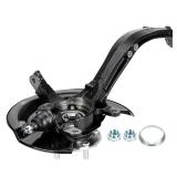 Front Left Steering Knuckle & Wheel Bearing Hub Assembly Fit for Honda Accord 2003-2007 2.4L Replace for 698401 698-401 44300SDAA52 (Automatic Transmission, Spline Quantity: 26) Driver side