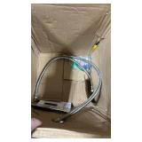 110V-120V 1.5Kw Instant Electric Hot Water Heater Under Kitchen Small Tank 2.5-3.0 Gallon Storage,Rv Trailer Instant Counter Compact Point-of-Use,2 PCs 16â Long 1/2âFIP Stainless Steel Water