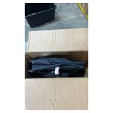 Medline Ultra Lightweight Transport Wheelchair for Adults, Foldable, 19-Inch Seat Width, Black Frame, Black Upholstery