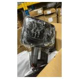 Brovw Towing Mirrors Compatible for 2014 15 16 17 2018 for Chevy Silverado GMC Sierra Rear View Mirrors Black Housing with Power Heated Turn Signal Light (Set of 2)