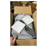 HOUSE AGAIN 2 Pack Shoe Organizer for Closet, Shoe Storage Boxes with 360Â° Wheels, Sturdy Metal Frame Fits up to 16 Pairs, Boots&Shoes Cubby Storage Containers with Adjustable Dividers and Clear Co