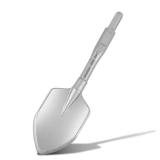 MonkeyKingBar- 18 Inch Clay Spade Shovel Chisel for Heavy Duty Jack Hammer Drill Bit -(30MM) Shank Hammer with Hex Shank for Digging Soil