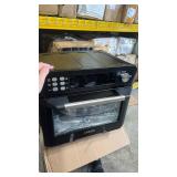 COSORI Smart 12-in-1 Air Fryer Toaster Oven Combo, Airfryer Convection Oven Countertop, Bake, Roast, Reheat, Broiler, Dehydrate, 75 Recipes & 3 Accessories, 26QT, Black-Stainless Steel