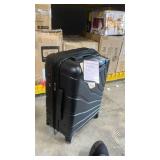 VANKEAN Carry On Luggage with Spinner Wheels & TSA Lock, Expandable Fashionable Hard Shell Suitcase airline approvedï¼20 Inch Carry-Onï¼Black