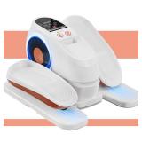 2025 New Under Desk Elliptical Machine, Electric Exerciser Pro As Seen On TV with 16 Adjustable Speed, Quiet and Fully Assembled with Remote Control & Non-Slip Foot Straps