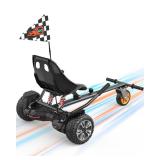 Gyroor K2 Balancing Scooter Go Kart Attachment for Kids & Adults, Adjustable Frame Length Balancing Scooter Seat Attachment for 6.5\" 8\" 10\" Self Balancing Scooter