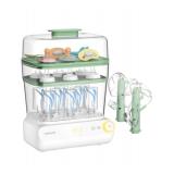 Momcozy 3 Layers Large Bottle Sterilizer and Dryer, Fast Sterilize and Dry, Universal Bottle Sterilizer for All Bottles & Breast Pump Accessories, Touch Screen & Auto-Off Bottle Sanitizer