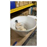 JONATHAN Y JYL5604B-SET2 Ralf 20.5\" Minimalist Scandinavian Resin/Iron LED Table Lamp for Bedroom, Living Room, Office, College, Book Case, Nightstands and Coffee Table, Matte Cream (Set of 2)