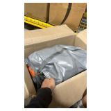 AWEMUFA 8ft Water Hammock 8 inches Thick Round Float Ring with Mesh Lake Floats for Adults Heavy Duty Circle Floating Mat for Pool Inflatable Water Raft for Summer Parties