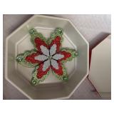 Christmas Gift Box w/ Yarn Star