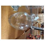 Clear Glass Flower Vase.