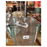 Clear Glass Flower Vase.