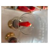 Lot of Decorative Plates And Spinning Organizer.