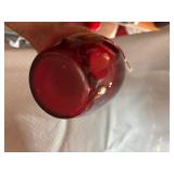 Red Beautiful Flower Vase.