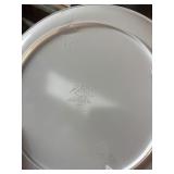 Lot of Decorative Plates And Spinning Organizer.