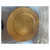 Lot of Decorative Plates And Spinning Organizer.