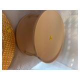 Lot of Decorative Plates And Spinning Organizer.