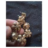 Flower Hoop Earrings