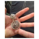 Silver Necklace w/ Pendent