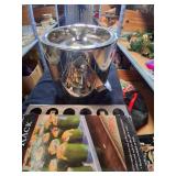 Silver Ice Bucket & Charcoal Companion Grill Rack