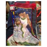 Angel and Snowman Stockings