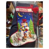 Angel and Snowman Stockings