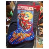 Angel and Snowman Stockings