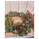 Christmas Pine Cone Wreath