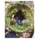 Christmas Pine Cone Wreath