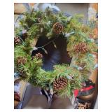 Christmas Pine Cone Wreath