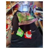 Elf & Santa Light up Ornaments