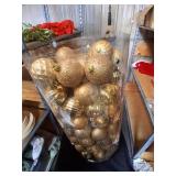 Gold Christmas Ornaments