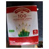 Holiday Time 100ct White Christmas Lights